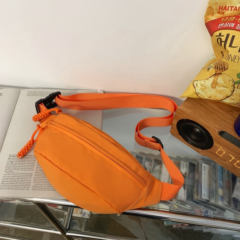 Krūtinės maišas, japonų stiliaus, nailonas, 2023 m. vasara, užtrauktukas su telefono kišene