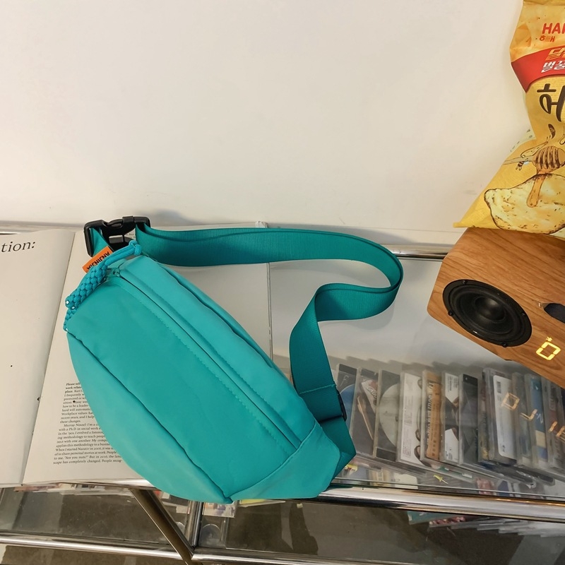 Krūtinės maišas, japonų stiliaus, nailonas, 2023 m. vasara, užtrauktukas su telefono kišene