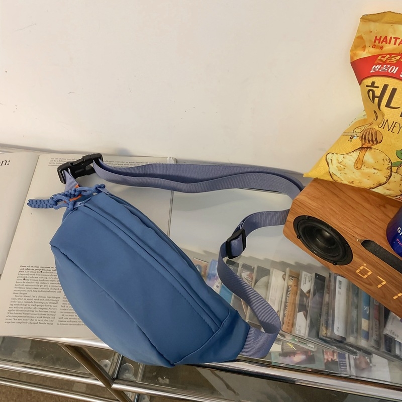 Krūtinės maišas, japonų stiliaus, nailonas, 2023 m. vasara, užtrauktukas su telefono kišene