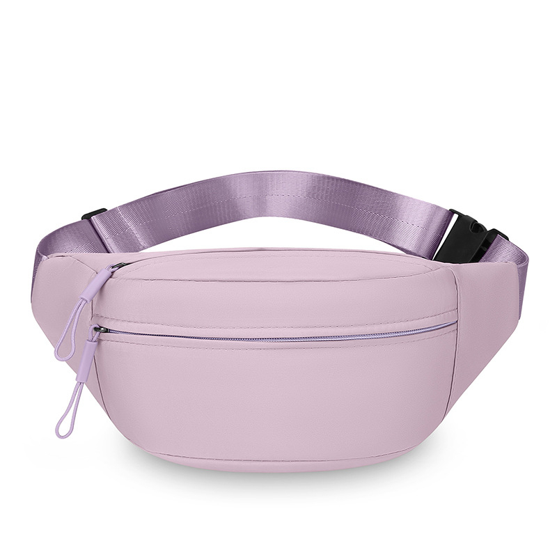 Juosmens rankinė urbanistiniam minimalistiniam stiliui, nailonas, užtrauktukas, vidinė kišenė telefono ir dokumentų, poliesterio pamušalas