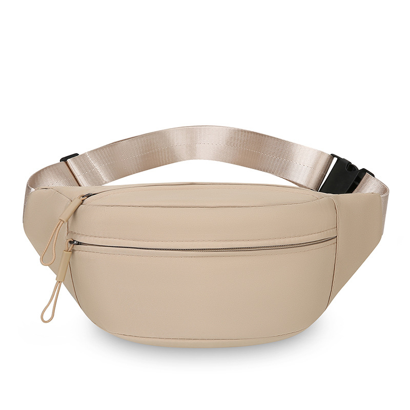 Juosmens rankinė urbanistiniam minimalistiniam stiliui, nailonas, užtrauktukas, vidinė kišenė telefono ir dokumentų, poliesterio pamušalas