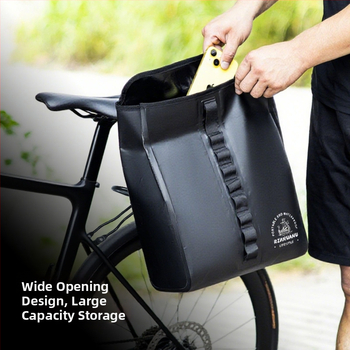 Taška na bicykel z PVC, objem 10L, vodotesné uloženie, model YA1636, kód produktu F210023