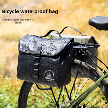 Taška na bicykel z PVC, objem 10L, vodotesné uloženie, model YA1636, kód produktu F210023