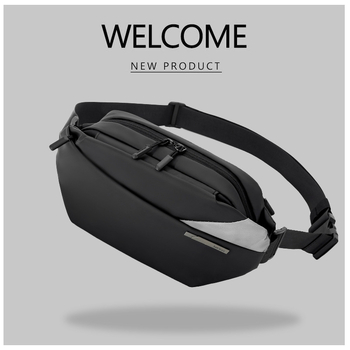 Pánska taška cez telo v ulicnom štýle, Oxford látka, na každodenné použitie