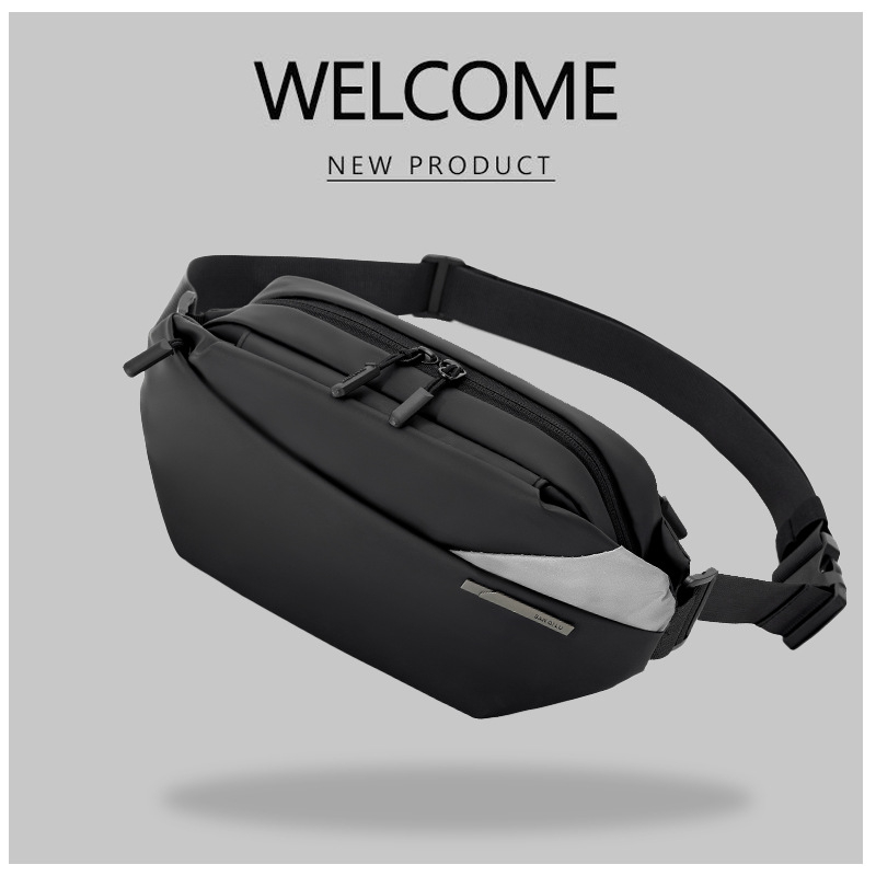 Pánska taška cez telo v ulicnom štýle, Oxford látka, na každodenné použitie