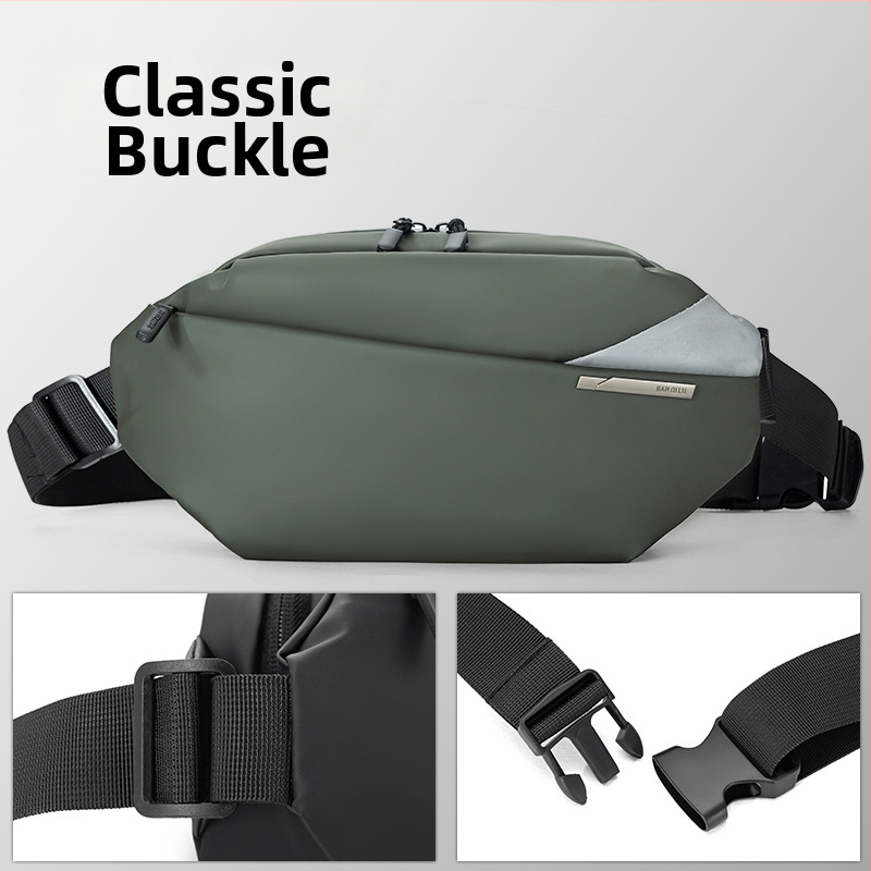 Pánska taška cez telo v ulicnom štýle, Oxford látka, na každodenné použitie