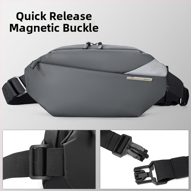 Pánska taška cez telo v ulicnom štýle, Oxford látka, na každodenné použitie