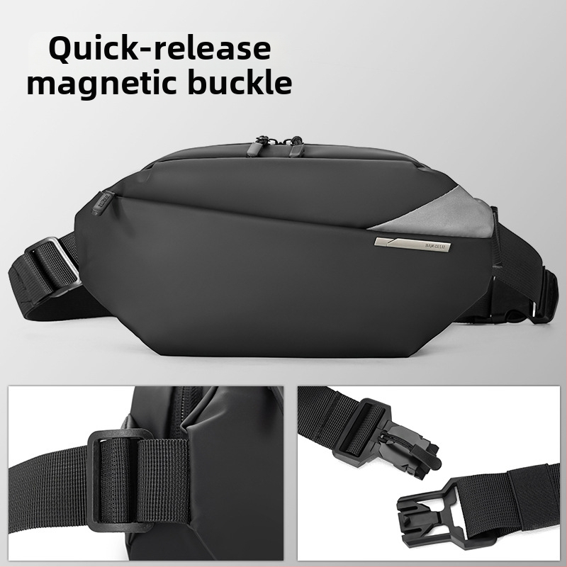 Pánska taška cez telo v ulicnom štýle, Oxford látka, na každodenné použitie