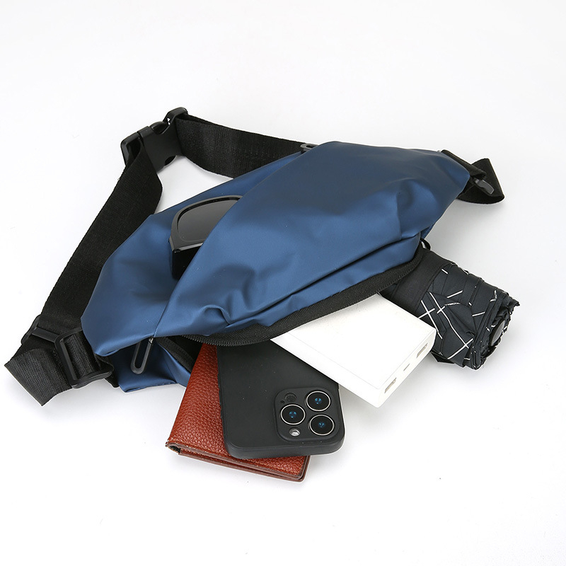 Meeste rinna- ja talje kott, linnaliku minimalistliku stiiliga PU, hingav ja kulumiskindel, polüestri vooder, igapäevaseks kasutamiseks