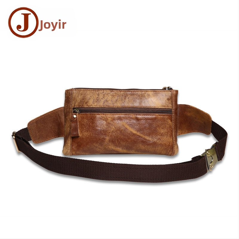 Vyrinė juosmens rankinė iš natūralios odos – Miesto paprastumas, Aukščiausio sluoksnio karvės odos, Krūvio sumažinimas, Pamušalas iš poliesterio ir medvilnės