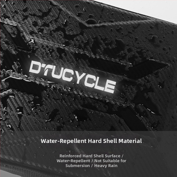 Zadná taška na elektrické bicykle s EVA tvrdým puzdrom, vodeodolná, 12L, DT1603