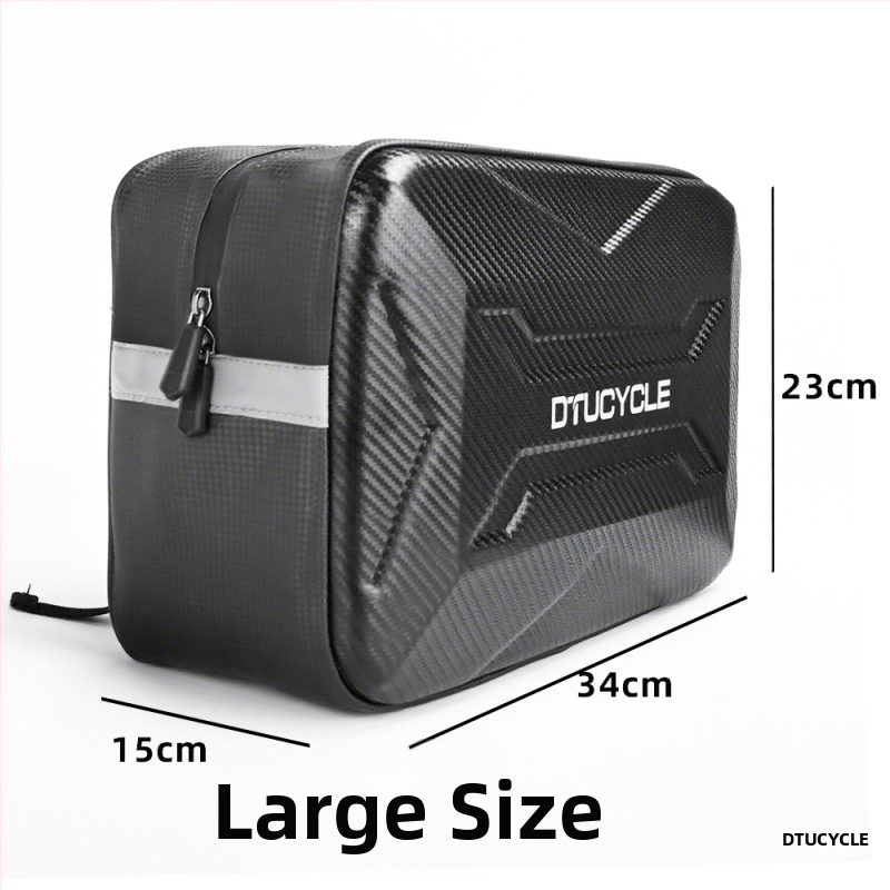 Zadná taška na elektrické bicykle s EVA tvrdým puzdrom, vodeodolná, 12L, DT1603