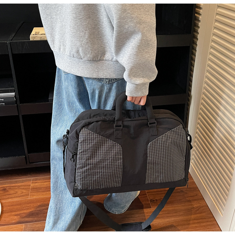 Geantă de călătorie unisex pentru sport, capacitate 36–55 L, material Oxford, impermeabilă și rezistentă la uzură, separare uscat-umed, căptușeală poliester