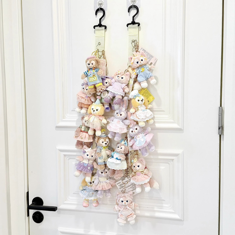 Stena s jedným háčikom na plyšové hračky a bábiky, škandinávsky štýl, materiál: kvalitná zliatina, nosnosť 2 kg