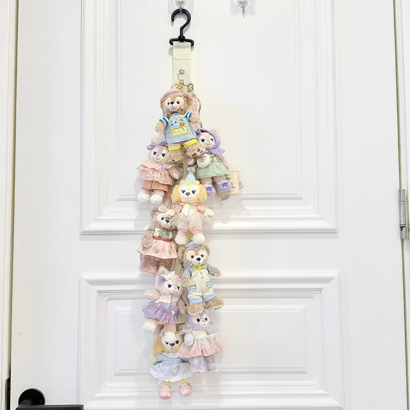 Stena s jedným háčikom na plyšové hračky a bábiky, škandinávsky štýl, materiál: kvalitná zliatina, nosnosť 2 kg