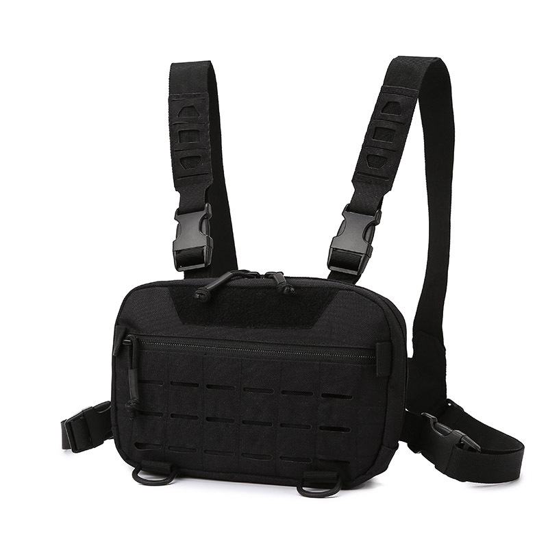 Športová taška cez rameno na vonkajšie aktivity – polyester, nepremokavá a odolná voči oderu, podšívka polyester, pre vonkajšie športy, mestský minimalistický štýl