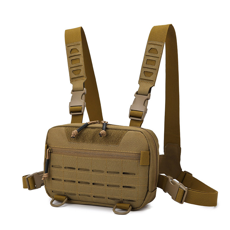 Športová taška cez rameno na vonkajšie aktivity – polyester, nepremokavá a odolná voči oderu, podšívka polyester, pre vonkajšie športy, mestský minimalistický štýl