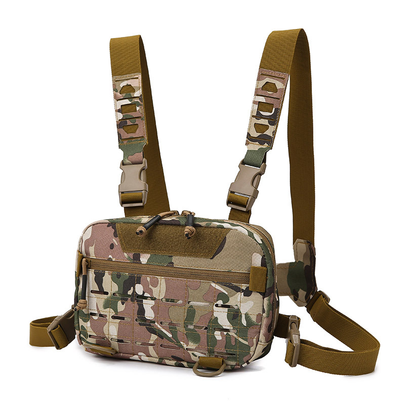 Športová taška cez rameno na vonkajšie aktivity – polyester, nepremokavá a odolná voči oderu, podšívka polyester, pre vonkajšie športy, mestský minimalistický štýl