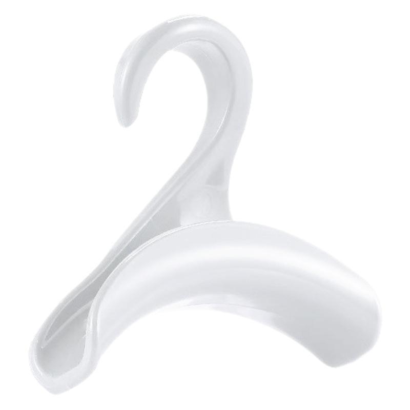 Plastový nástenný vešiak s jedným hákom na tašky, čiapky a šály — ľahký luxusný štýl, nosnosť 1–3 kg, modely B1616, B1615, B6576, jar 2025