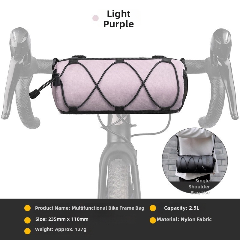 Predná rámová taška na bicykel – nepremokavá, 2.5L, model 1187, Polyester