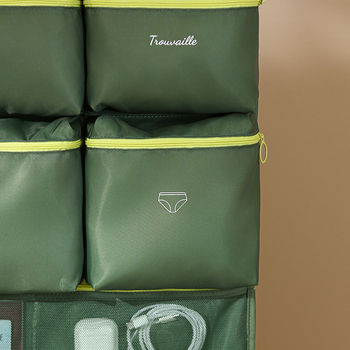 Visiaca taška na skladovanie – Taška na oblečenie, v štýle ručnej tašky, polyester, veľká kapacita, viacúčelová