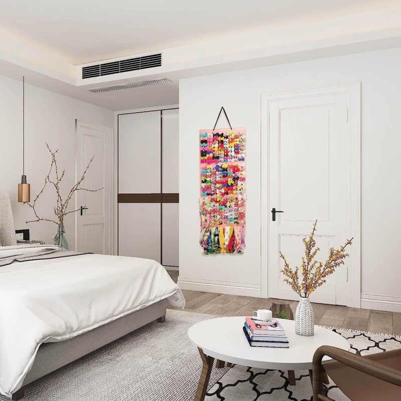 Taška na organizáciu doplnkov do vlasov – skladacia, netkaná textília, japonský štýl, do šatníka