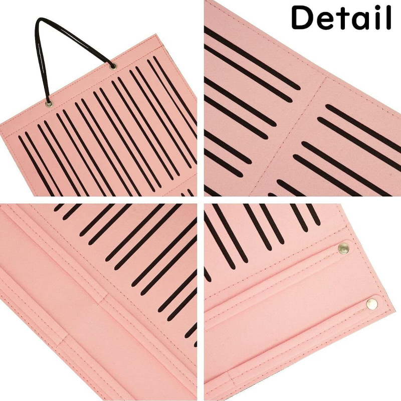 Taška na organizáciu doplnkov do vlasov – skladacia, netkaná textília, japonský štýl, do šatníka