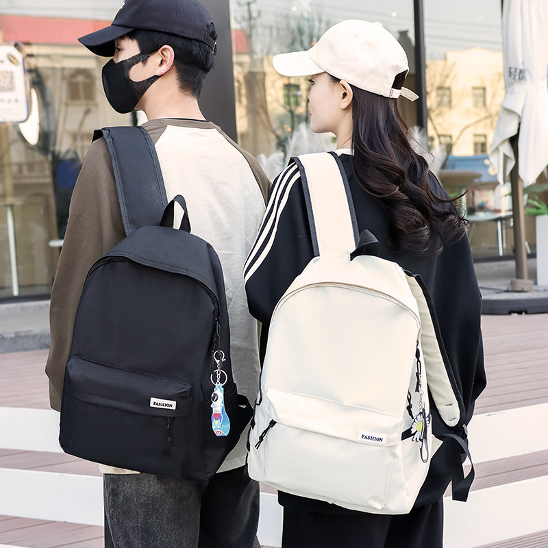 Unisex ruksak za školu i putovanja, velik kapacitet, jednostavan dizajn, prozračni najlon, japanski stil, za učenike