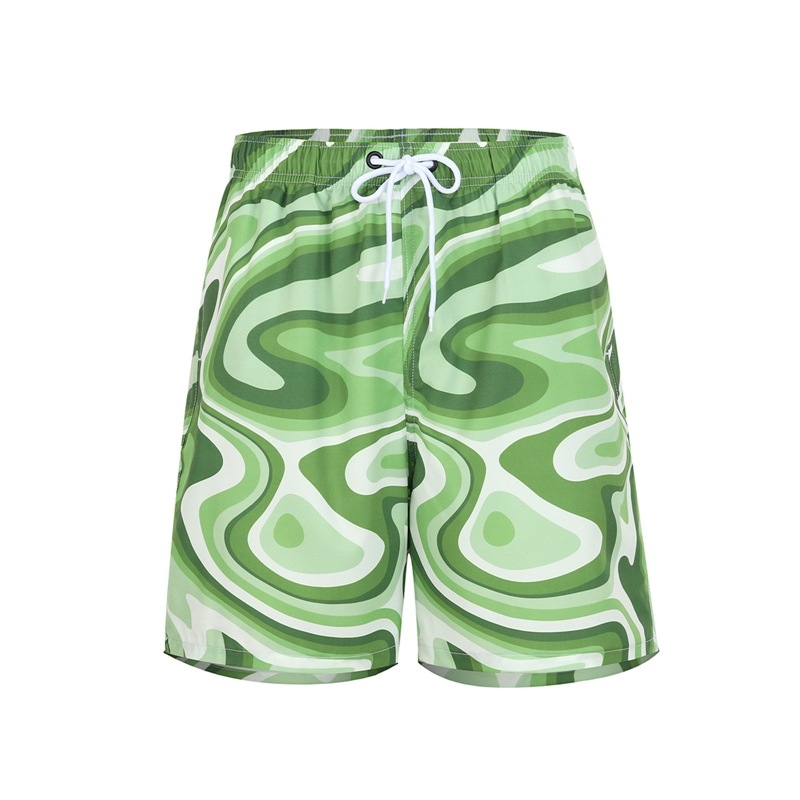 Pánske plavky s kvetinovým vzorom, polyester, podšívka nylon, 260 g