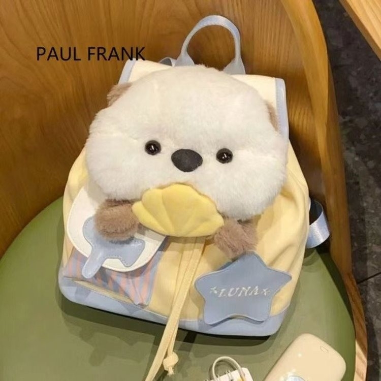 Rucsac cu model vidră, capacitate mare, material Oxford, poate încăpea un laptop de 8 inch, bretele cu pernă de aer, pentru școală