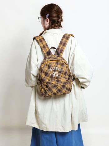 Rucsac din pânză – stil proaspăt și dulce, material: pânză, închidere cu fermoar, căptușeală poliester, buzunar ascuns cu fermoar, buzunar exterior tip patch