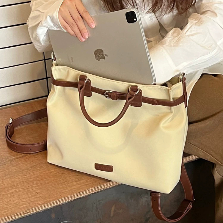 Feimi Rucsac feminin dual-use din nylon pentru laptop, mare capacitate, stil street fashion, primăvara 2025