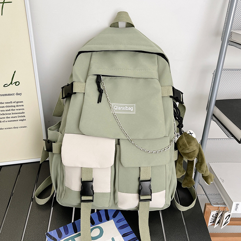 Rucsac unisex din Oxford Cloth, capacitate 20–35 L, curea de umăr curbată, culoare solidă, căptușeală din canvas