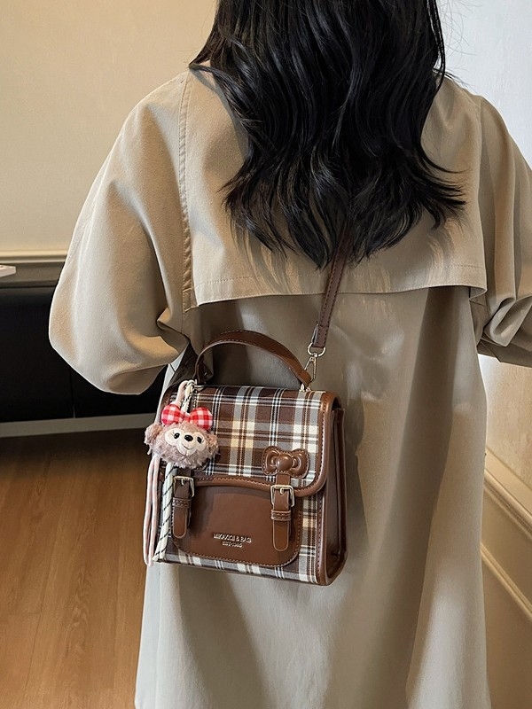 Rucsac cu stil retro din PU, închidere cu capac, căptușeală poliester, impermeabil și rezistent la uzură (stil retro; PU material; închidere cu capac; căptușeală poliester; impermeabil și rezistent la uzură)