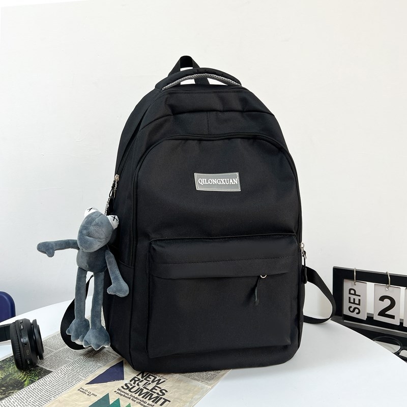 Unisex nylon ruksak, otporan na habanje, zaštita kralježnice, gradski minimalistički dizajn, zakrivljene naramenice, za školu