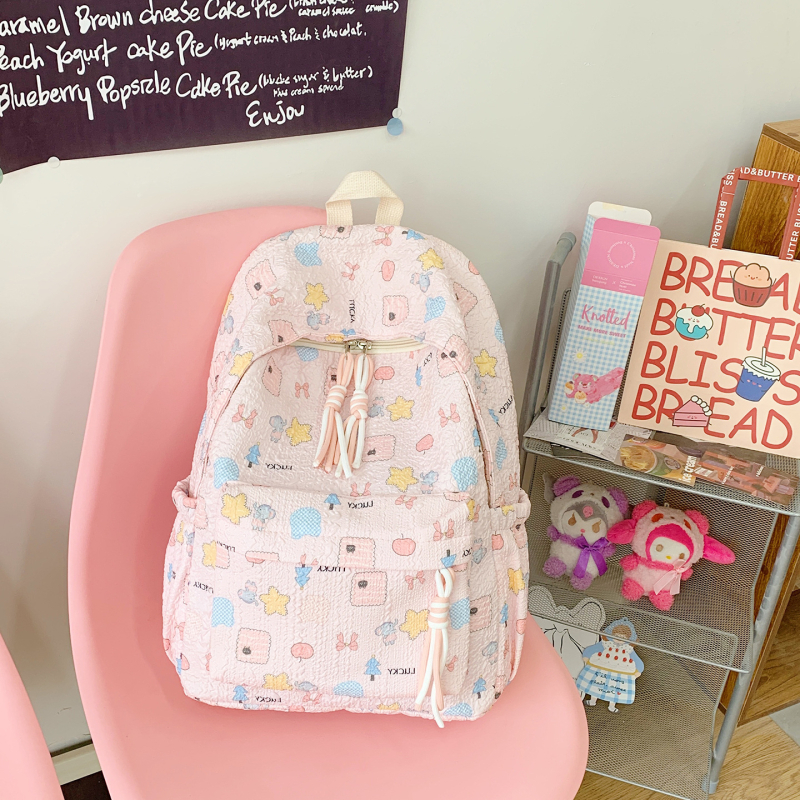 Rucsac Bodai Unisex din Oxford, bretele cu pernă de aer, model geometric, reduce povara