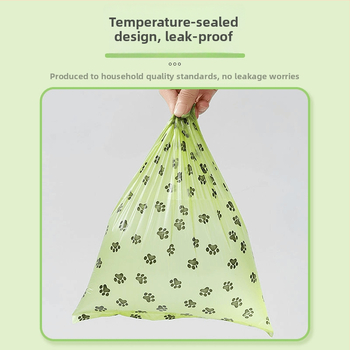 Hrubšie biologicky rozložiteľné tašky na výkaly pre psov a mačky, prenosné