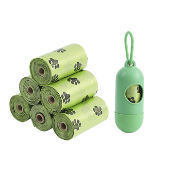 Hrubšie biologicky rozložiteľné tašky na výkaly pre psov a mačky, prenosné