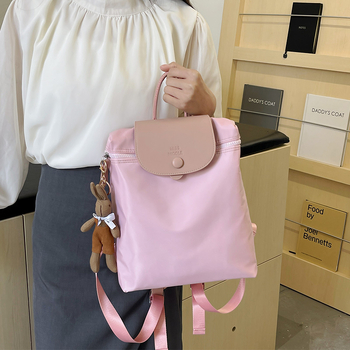 Női hátizsák utazáshoz, új divat modell, összecsukható nylon, vízálló, könnyű, hétköznapi