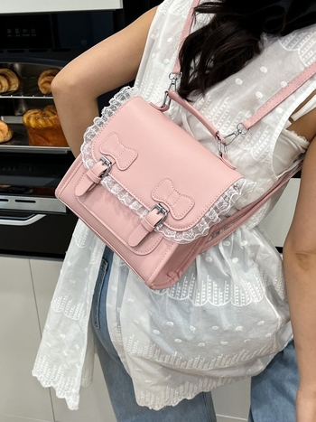 Rucsac în stil colegial pentru femei, piele PU, căptușeală din piele sintetică, închidere cu capac, buzunar pentru telefon, primăvara 2025