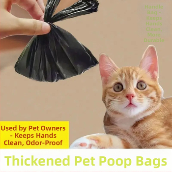 Pengyi vienreizēja rokas somiņa kaķa izkārnījumiem, bieza materiāla, konvencionālais materiāls