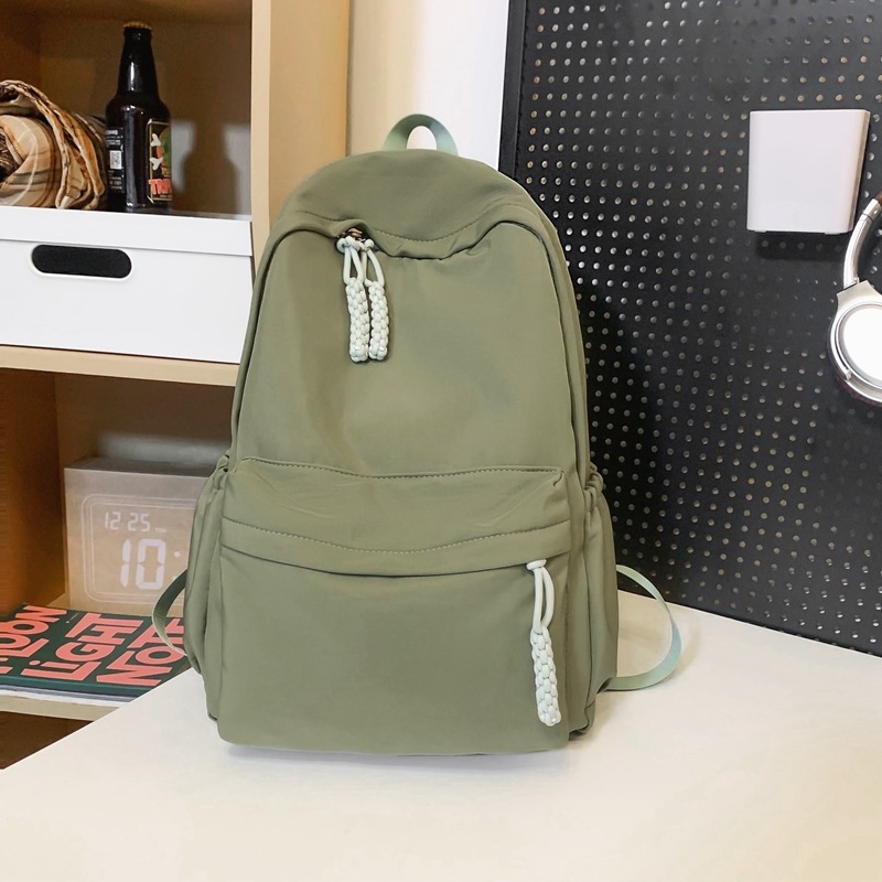 Rucsac școlar, stil urban minimalist, nailon, capacitate sub 20 L, impermeabil, căptușeală poliester
