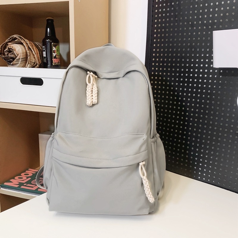 Rucsac școlar, stil urban minimalist, nailon, capacitate sub 20 L, impermeabil, căptușeală poliester