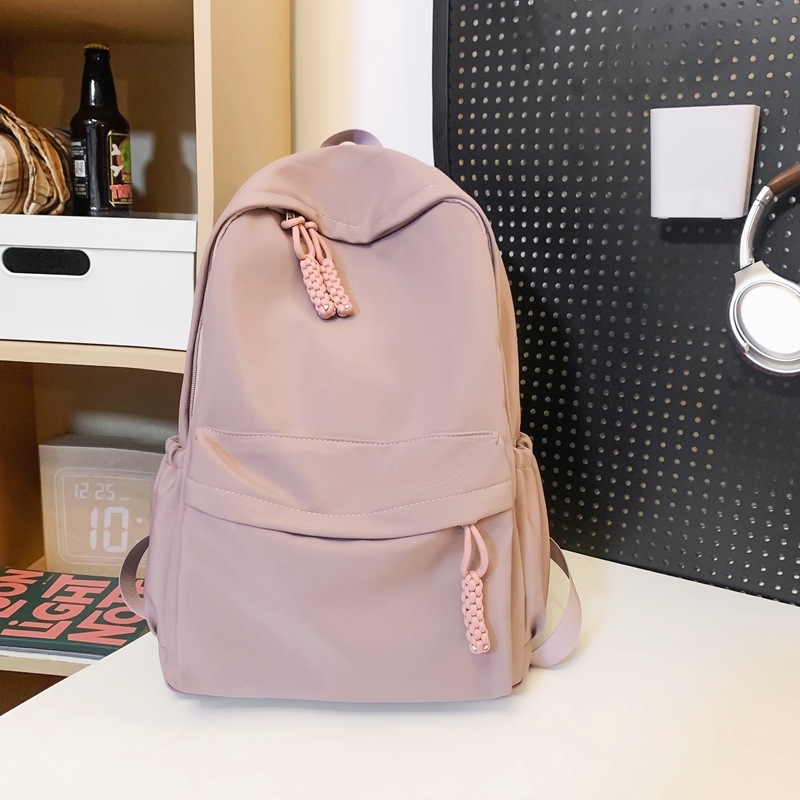 Rucsac școlar, stil urban minimalist, nailon, capacitate sub 20 L, impermeabil, căptușeală poliester