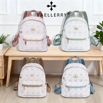 Baellerry rucsac femei din PU - stil casual, închidere cu fermoar, buzunare interioare, impermeabil și anti-furt