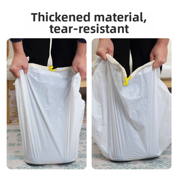 Vrecká na odpadky z mačacej toalety, zosilnené, kontinuálny kotúč, HDPE/LDPE, vhodné pre inteligentné automatické mačacie WC