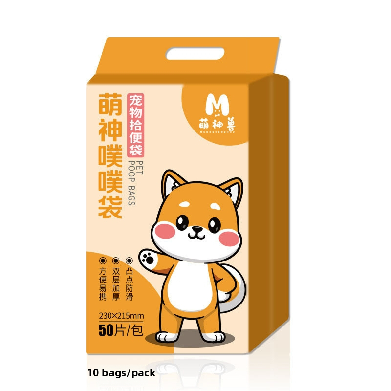 Dvojvrstvová taška na psie exkrementy so škrabkou, prenosná, zosilnená, z netkanej textílie a plastu