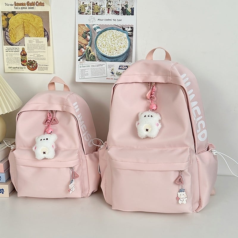 Batoh v kórejskom štýle, mestský dizajn, s veľkou kapacitou, nylon, ultraľahký, priedušný, zakrivené ramenné popruhy, vhodný pre školu a dojížďku