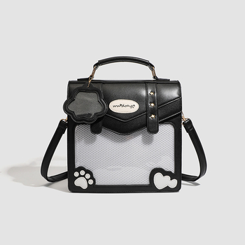 Crossbody torba od PU, unutarnja kartično ID džep, 3D vanjski dizajn, zatvaranje s poklopcem, svakodnevna upotreba