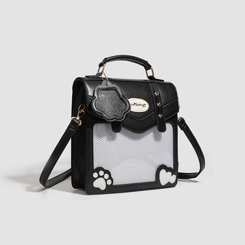 Crossbody torba od PU, unutarnja kartično ID džep, 3D vanjski dizajn, zatvaranje s poklopcem, svakodnevna upotreba